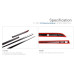 tuix waystline molding doors set elantra 2010-15